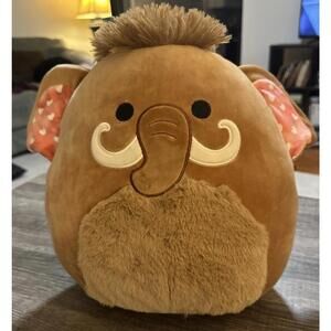 Squishmallows Chienda Wooly Mammoth 12” Brown Prehistoric Plush